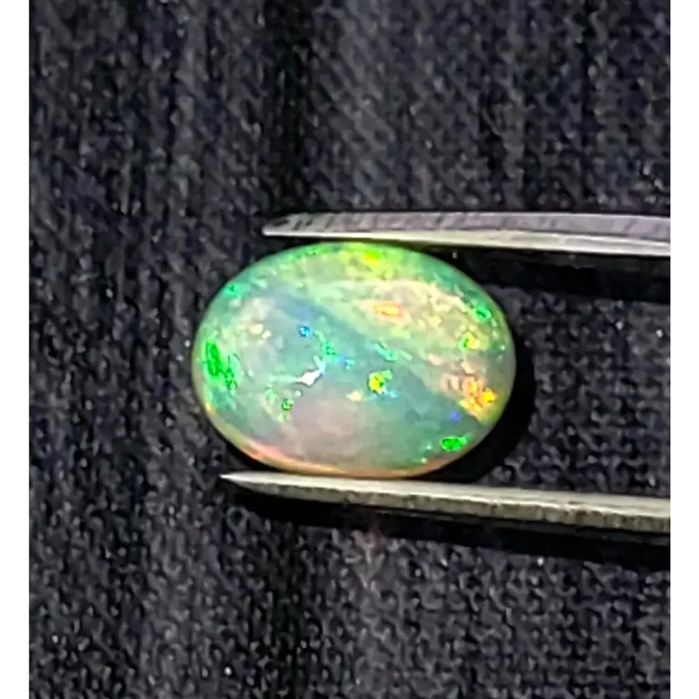 Certified Natural‎ Opal 1.82cts Cabochon Fire Brilliant Color